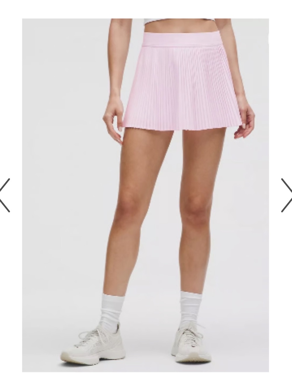 Lululemon varsity High-Rise Pleated Tennis Skirt pink size 6